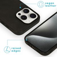 imoshion Etui de télephone luxe 2-en-1 amovible Apple iPhone 16 Pro - Noir