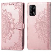 imoshion Etui de télephone Mandala Oppo A74 (4G) - Rose Doré