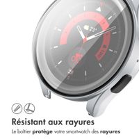 imoshion Coque rigide à couverture complète Samsung Galaxy Watch 5 40 mm - Argent