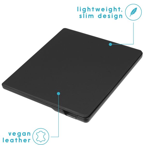 imoshion Étui de liseuse portefeuille Slim Hard Amazon Kindle Oasis 3 - Noir