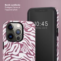 Selencia Coque arrière Vivid Apple iPhone 13 Pro - Trippy Swirl Dark Rose