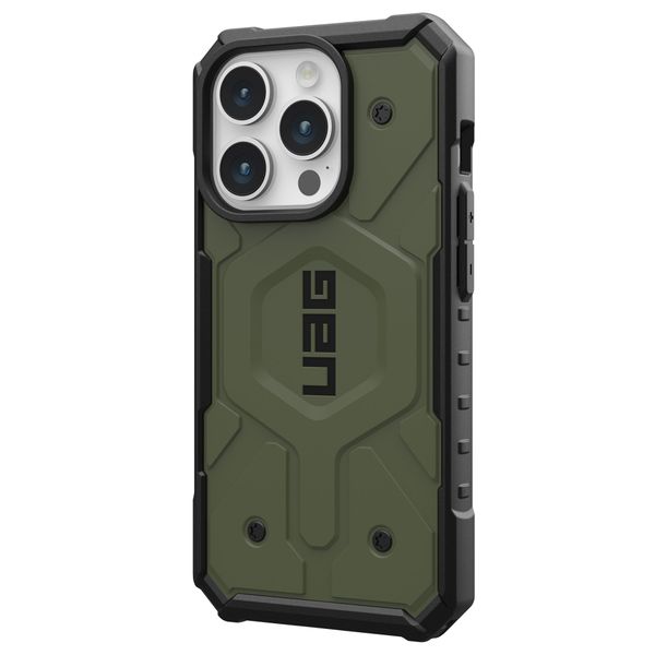 UAG Coque Pathfinder MagSafe Apple iPhone 15 Pro - Olive Drab