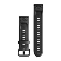 Garmin Bracelet QuickFit® en silicone  - Connexion Garmin 20 mm - Noir