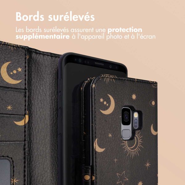 imoshion Étui de télephone portefeuille Design Samsung Galaxy S9 - Sky Black