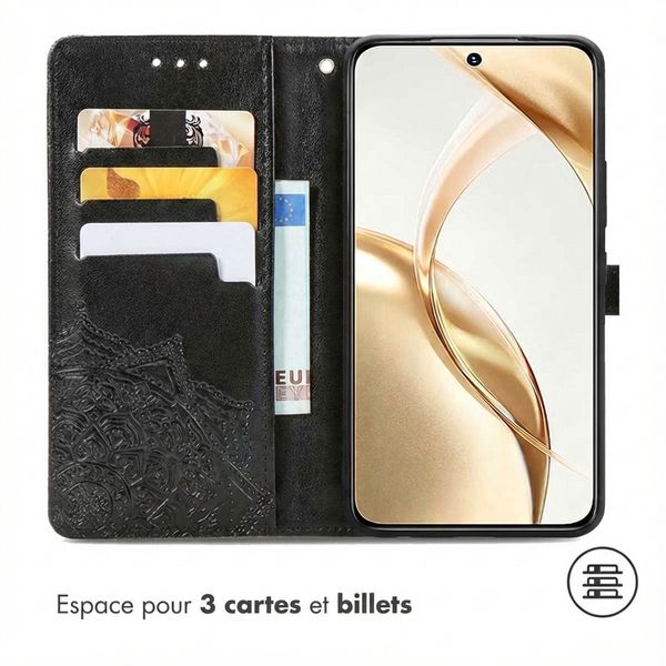 imoshion Etui de télephone Mandala Honor 200 - Noir