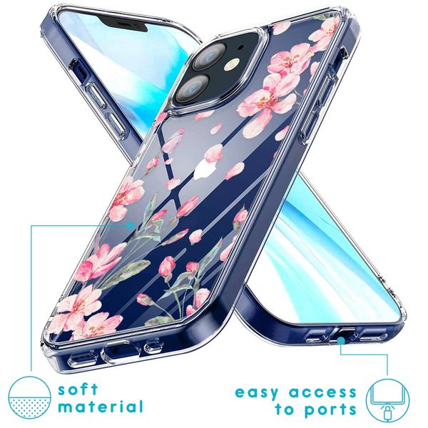 imoshion Coque Design Apple iPhone 12 Mini - Blossom Watercolor