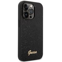 Guess Coque Glitter Flakes iPhone 14 Pro Max - Noir