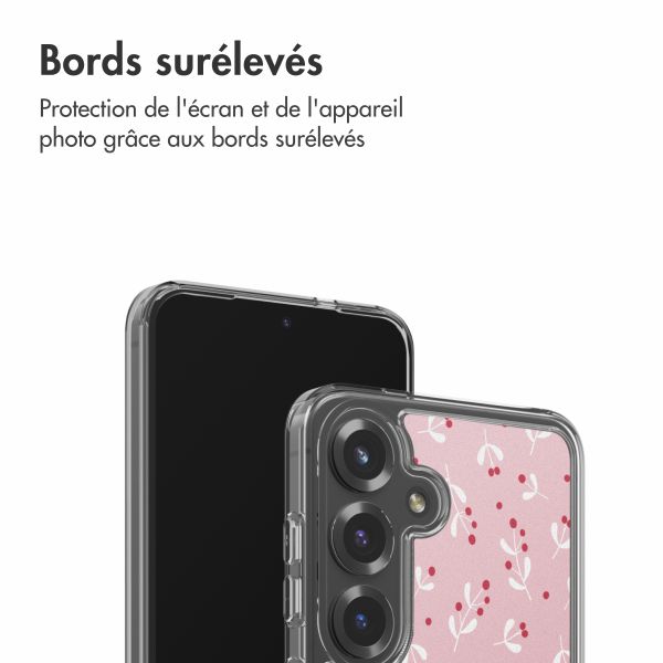 imoshion Coque Design Samsung Galaxy S25 - Berries Blush