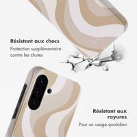 Selencia Coque arrière Vivid Tough Samsung Galaxy A36 / A56 - Desert Waves Beige