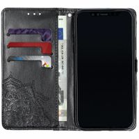 Etui de téléphone portefeuille Mandala iPhone Xr