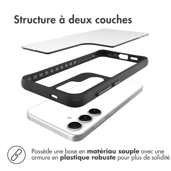 imoshion Rugged Hybrid Carbon Case Samsung Galaxy S25 - Noir