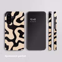 Selencia Coque arrière Vivid Samsung Galaxy A57 (5G) - Art Wave Black