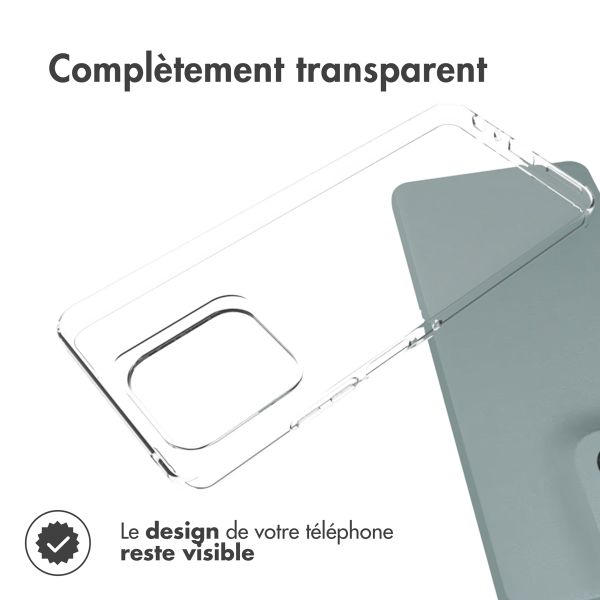 Accezz Coque Clear Motorola Moto G56 - Transparent