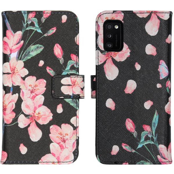 imoshion Coque silicone design Galaxy A41 - Blossom Watercolor Black