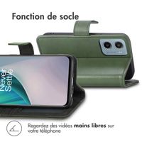 imoshion Étui de télephone portefeuille Motorola Moto G05 / E15 - Vert