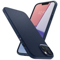 Spigen Coque Liquid Air iPhone 14 - Bleu foncé