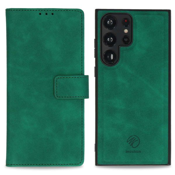 imoshion Etui de télephone luxe 2-en-1 amovible Samsung Galaxy S23 Ultra - Vert foncé