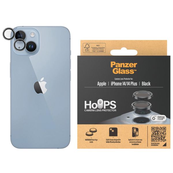 PanzerGlass Protection Caméra Hoop Optic Rings iPhone 14 / 14 Plus