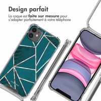 imoshion Coque Design avec cordon Apple iPhone 11 - Petrol Green Graphic