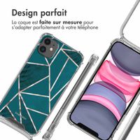 imoshion Coque Design avec cordon iPhone 11 - Petrol Green Graphic