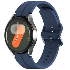 imoshion Bracelet en silicone Samsung Galaxy Watch 7 (40 & 44mm) / Watch 6 (Classic) / 5 40mm & 44mm / 5 Pro / Watch 4 (Classic) / Watch FE - Bleu foncé