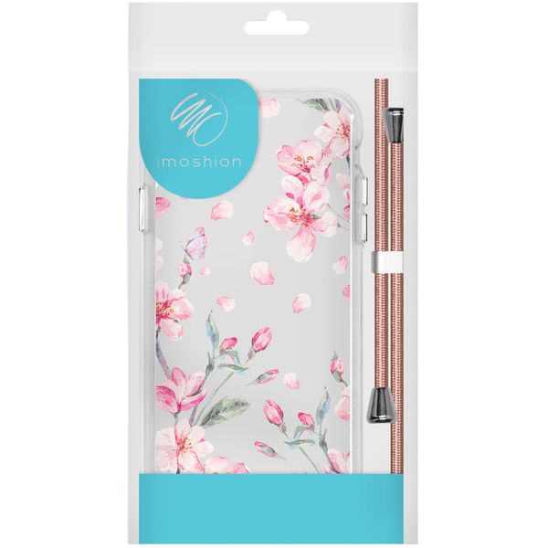 imoshion Coque Design avec cordon Samsung Galaxy A70 - Blossom Watercolor