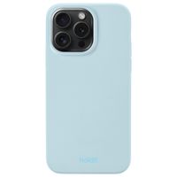 Holdit Coque Silicone iPhone 15 Pro Max - Mineral Blue