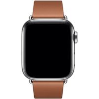 Apple Leather Band Modern Buckle Apple Watch Series 1-9 / SE - 38/40/41 mm / Series 10 - 42 mm - Taille L - Brun