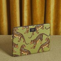 Wouf Daily Pochette ordinateur 13-14 pouces - Olive Leopard