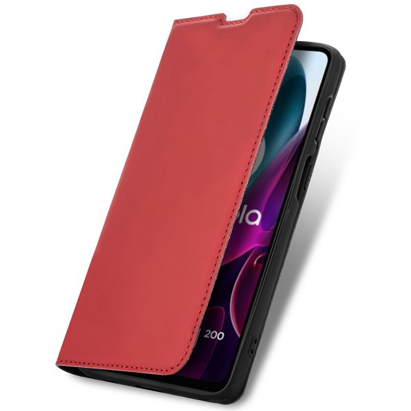 imoshion Étui de téléphone Slim Folio Motorola Moto G200 - Rouge