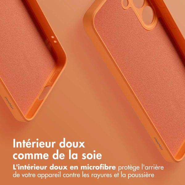 imoshion Coque Couleur avec MagSafe Samsung Galaxy S24 - Neon Orange
