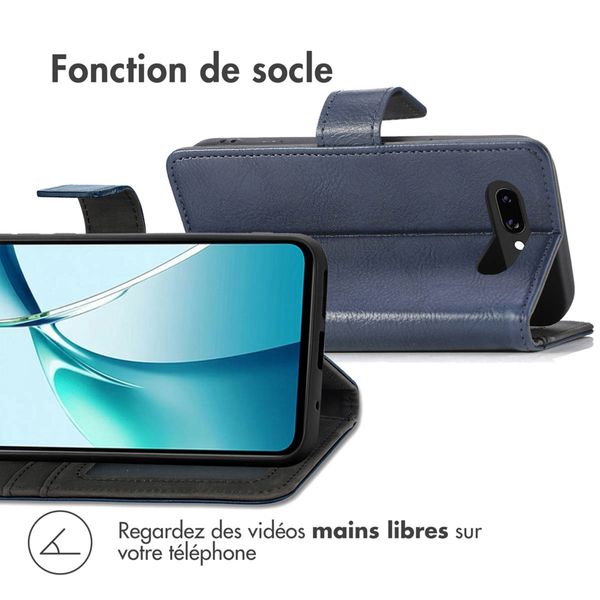 imoshion Étui de télephone portefeuille de luxe Google Pixel 9A - Bleu foncé