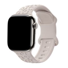 imoshion Bracelet en silicone imprimé léopard Apple Watch Series 1 - 9 / SE (38/40/41 mm) | Series 10 / 11 (42 mm) - Lumière stellaire