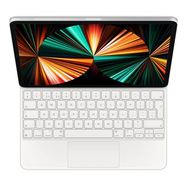 Apple Magic Keyboard Apple iPad Air 13 pouces (2026) M4 / (2025) M3 / (2024) M2 / iPad Pro 12.9 (2018/2020/2021/2022) - QWERTY / UK - Blanc