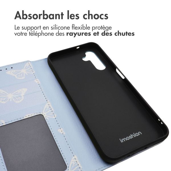 imoshion Étui de télephone portefeuille Design Samsung Galaxy A14 (5G/4G) - Butterfly