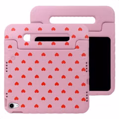 imoshion Coque arrière Kidsproof Design avec poignée Apple iPad 11 (2025) 11 pouces A16 / iPad 10 (2022) 10.9 pouces - Cœurs