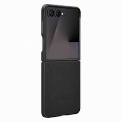 Samsung Original Coque KindSuit en Cuir Végan Samsung Galaxy Z Flip 7 - Black