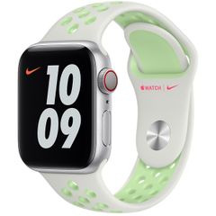 Apple Bracelet Nike Sport Apple Watch Series 1 t/m 9 / SE (38/40/41 mm) | Series 10 / 11 (42 mm) - Spruce Aura / Vapor Green