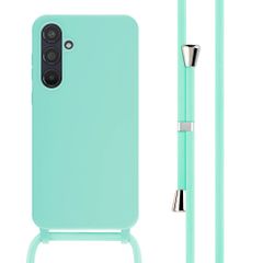 imoshion ﻿Coque en silicone avec cordon Samsung Galaxy A55 - Menthe verte