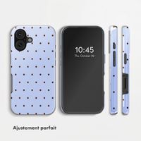 Selencia Coque arrière Vivid avec MagSafe Apple iPhone 16 - Happy Dots Digital Sky