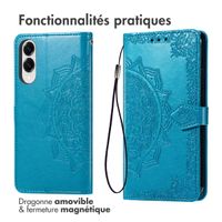 imoshion Etui de télephone Mandala Samsung Galaxy S25 Edge - Turquoise