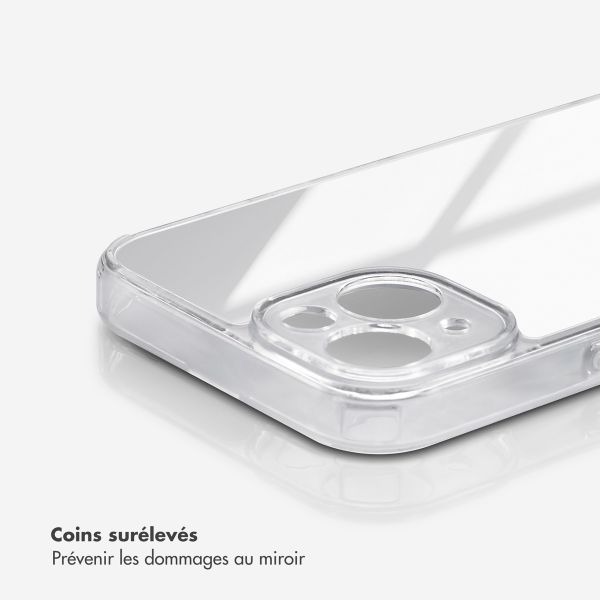 Selencia Coque Mirror Apple iPhone 14 - Argent