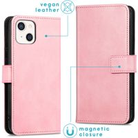 imoshion Étui de téléphone portefeuille Luxe iPhone 13 - Rose