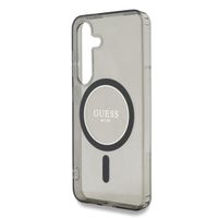 Guess Coque MagSafe IML Glitter Gradient Samsung Galaxy S25 - Noir