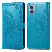 imoshion Etui de téléphone portefeuille Mandala Motorola Moto E22 - Turquoise