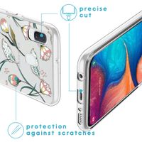 imoshion Coque Design Samsung Galaxy A20e - Fleur - Rose / Vert