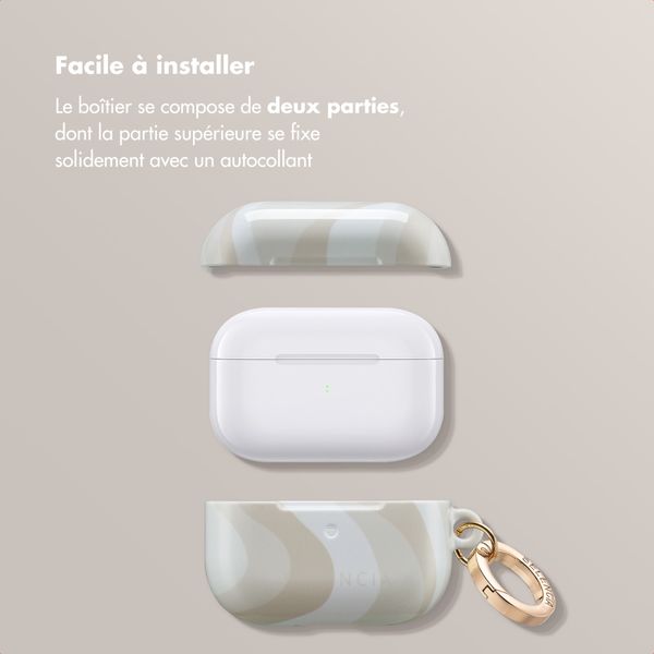 Selencia Coque Vivid Apple AirPods Pro - Desert Waves Beige