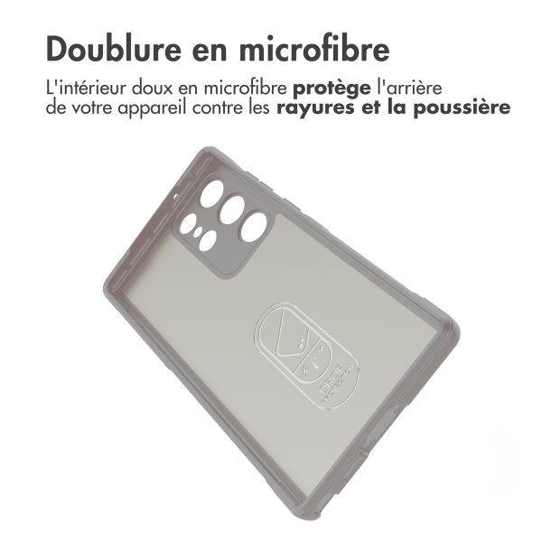 imoshion Coque arrière EasyGrip Samsung Galaxy S23 Ultra - Gris