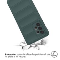 imoshion Coque arrière EasyGrip Samsung Galaxy A52(s) (5G/4G) - Vert foncé