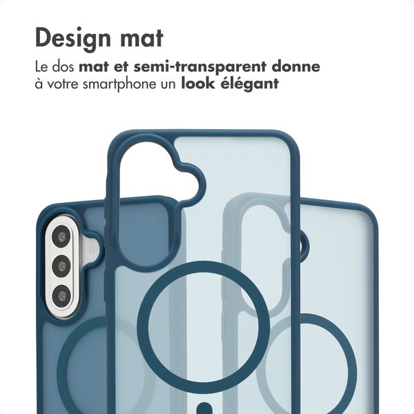 imoshion Coque Color Guard avec MagSafe Samsung Galaxy A57 (5G) - Bleu foncé